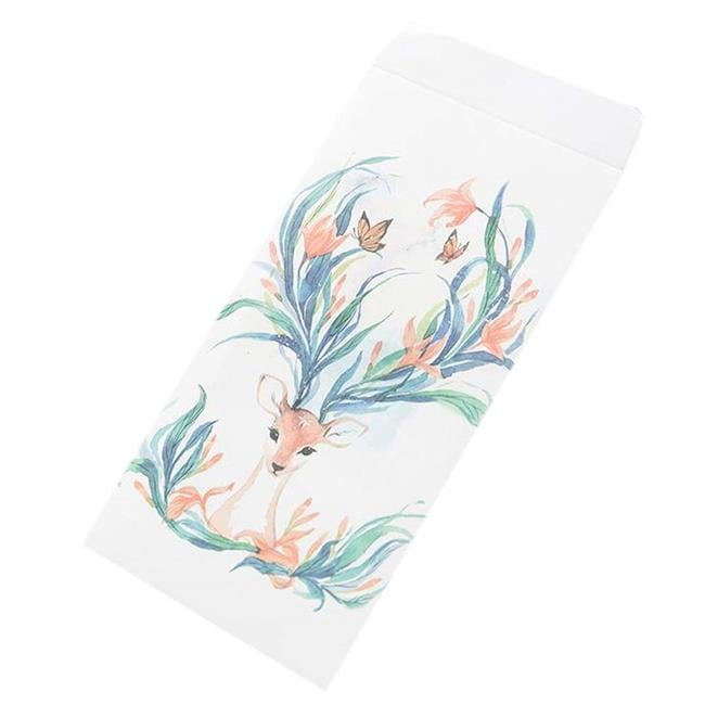 Panda Superstore  Japanese Style Invitation Envelopes Artistic Deer Greetings Card, Butterfly - 30 Piece