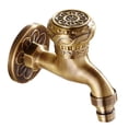 thumbnail image 1 of Panda Superstore  Knob Washing Machine Wall Kitchen & Garden Faucet - Antique Brass, 1 of 1