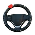 thumbnail image 1 of Panda Superstore PS-AUT15737161-LILY01598 14.96 in. Winter Short Plush Car Steering Wheel Cover Cartoon Cute Car Sets, Multi Color - Panda, 1 of 1