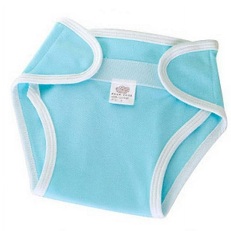 Panda Superstore PS BAB166764011 VGRAM01086 Adjustable Blue Cotton Washable Infant Baby Diapers Blue