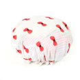 thumbnail image 1 of Panda Superstore PS-BEA11056571-HERMINE00650 Stylish Design Waterproof Double Layer Shower Spa Bathing Caps, White Bow, 1 of 1