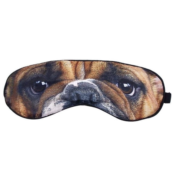 Panda Superstore PS-BEA11061971-ALAN00555 Silk Eye Mask Blindfold Shade Cover for Sleep Shar-pei