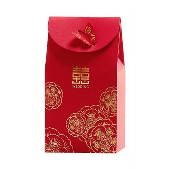 Panda Superstore PS-HOM13761871-SUE02596 Party Favor Paper Gift Decorative Packages Chinese Style Wedding Candy Paper Boxes - 40 Piece