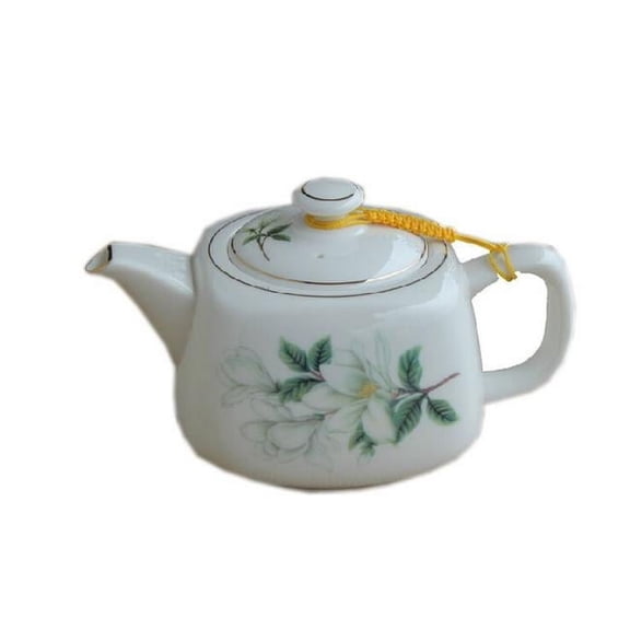 Panda Superstore PS-HOM367229011-EMILY02202 14 oz Chinese Ceramic Jasmine Tea Pot with Infuser