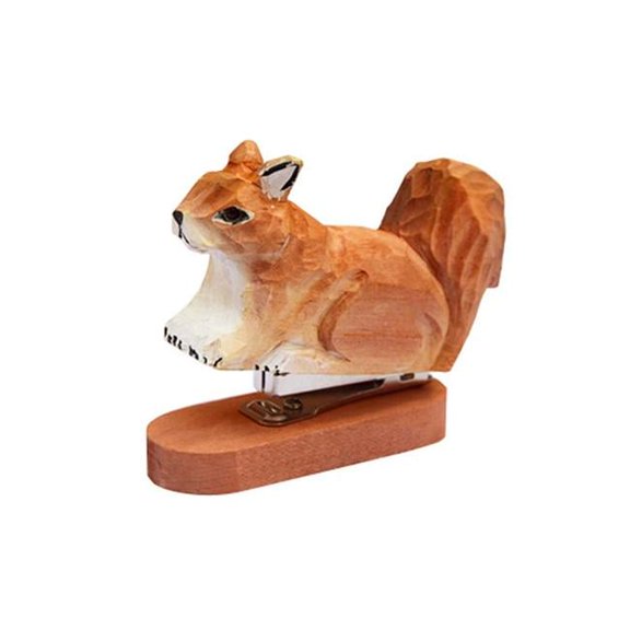 Panda Superstore PS-OFF1069344-ALAN02904 Creative Animals Mini Portable Desktop Stapler - Squirrel