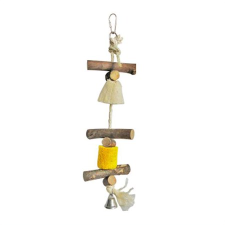 Panda Superstore PS-PET2975240011-JENNY01046 15.7 in. Resistance to Bite Molar Teeth Wooden Medium-Sized Parrot Toy