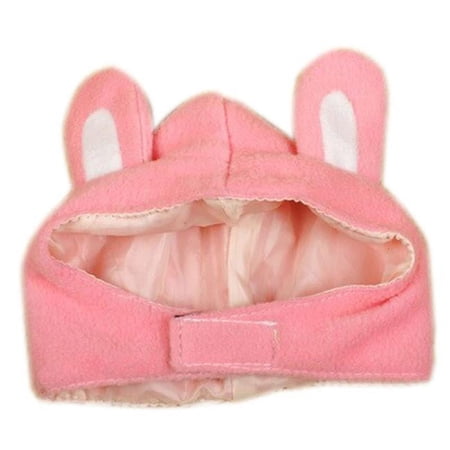 Panda Superstore PS-PET2975321011-HIROCO01297 Lovely Rabbit Hat for Pets, Pink - Large