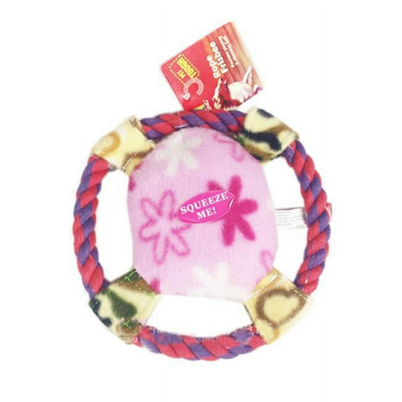 Panda Superstore PS-PET2975416011-YOUNG01179 Colorful Soundable Flying Disc Pet Toy for Dogs - 15 cm