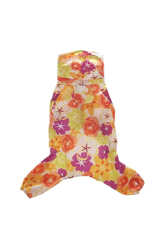 PS-PET3024174011-ALAN01767 Poncho Pet Gear Morning Glory Rain Jacket - Small