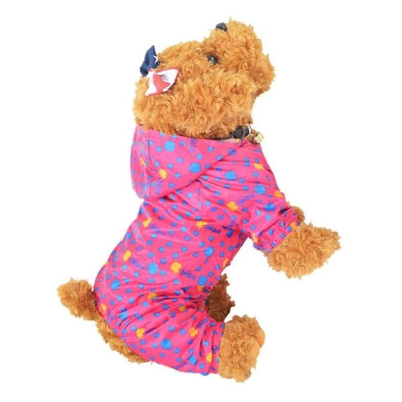 Panda Superstore PS-PET3024174011-ALAN01769 Fashion Cute Raincoats for Dogs, Pink - Medium