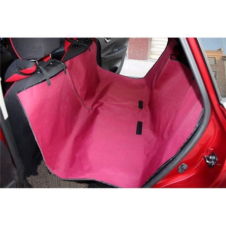 Panda Superstore PS-PET3024184011-YOUNG01103 57 x 57 in. Waterproof Solid Color Bench Seat Dog Car Seat Cover, Rose