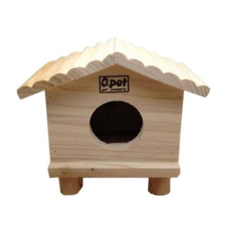 Panda Superstore PS-PET3048874011-SUSAN00961 Lovely Small Pet Hamster Wooden House
