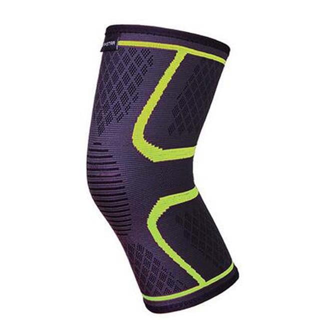 Panda Superstore PS-SPO13106351-YAN01645 Non-slip Sports Running Kneepad, Yellow