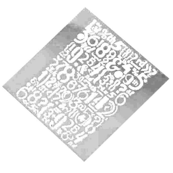 Panda Superstore PS-TOY2528032011-HANK00810 Painting Drawing Art Planner Stencil Template Ruler White, Set of 6