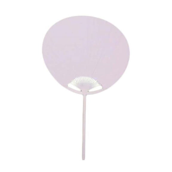 Panda Superstore Painting Paper Fan DIY Doodle Drawing Tools Kids Art Supply, White - 5 Piece