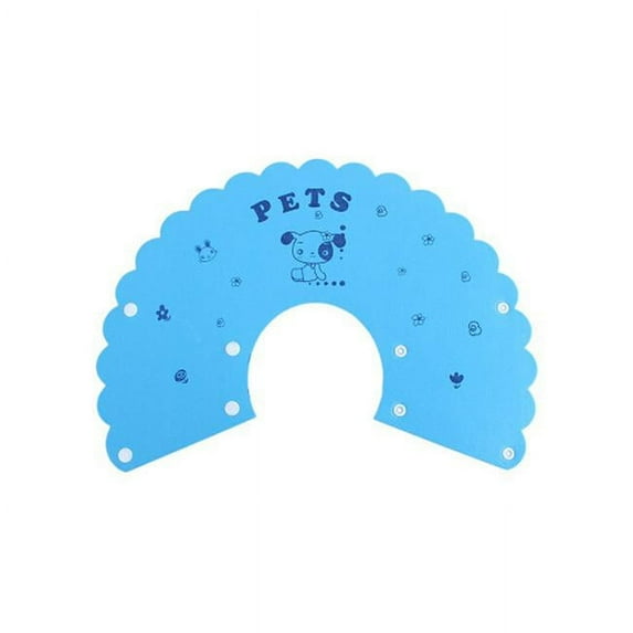 Panda Superstore Pet Soft Cone Elizabeth Collar Anti-Scratch Protection Cover, Blue