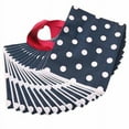 thumbnail image 1 of Panda Superstore  Polka Dot Plastic Retail Boutique Tote Shopping Bags, Blue - 48 Pieces, 1 of 2