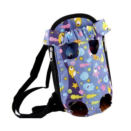 Panda Superstore Portable Travel Front Backpack Carrier Bag for Pets, Purple