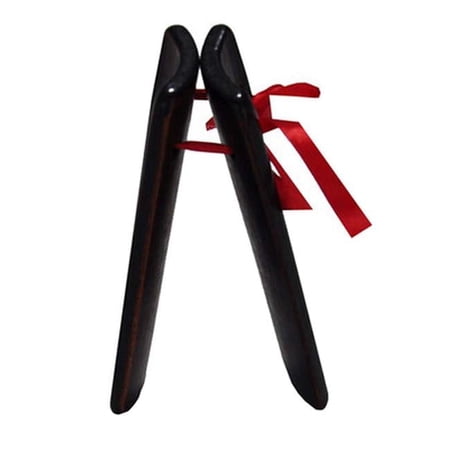 Panda Superstore Professional Finger Castanet for Beginner - Black - Set of 2