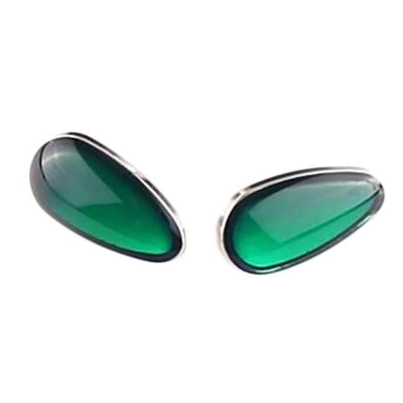 Panda Superstore  Screw-in Plastic Eyeglass Imitation Jewelry Glasses Nose Pads, Green - 3 Pair