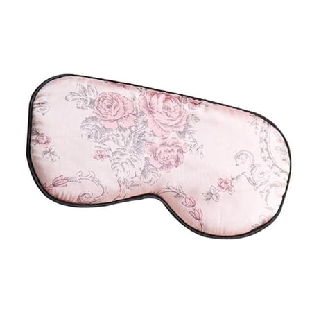 Panda Superstore Silk Breathable Protective Eyeshade Sleep Eye Mask - Rose Pattern