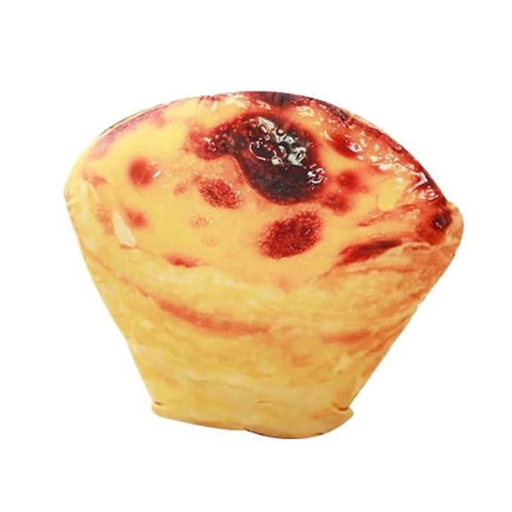 Panda Superstore  Simulated Food Birthday Gift Creative Cushion Egg Tart Sleeping Pillow