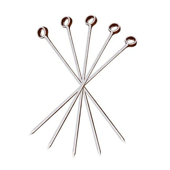 Panda Superstore Stainless Steel Cocktail Picks Bar Tools - Annulus - 5 Piece