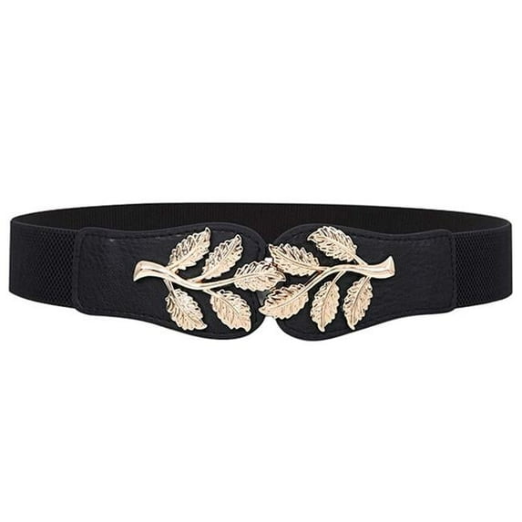 Panda Superstore PS-CLO2474940011-ALAN02926 Summer New Wide Clothes Dress Accessory Cinch Waistband Belts, Black