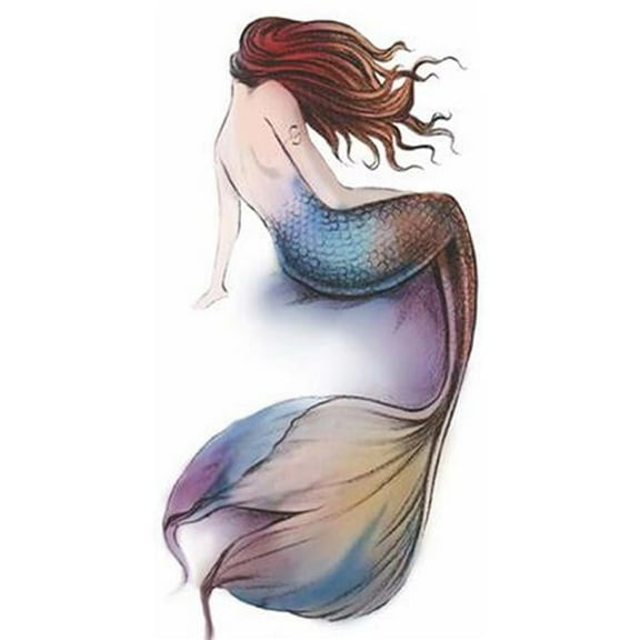 Panda Superstore  Temporary Tattoo Design Mermaid Individual Styles Tattoos Stickers for Women
