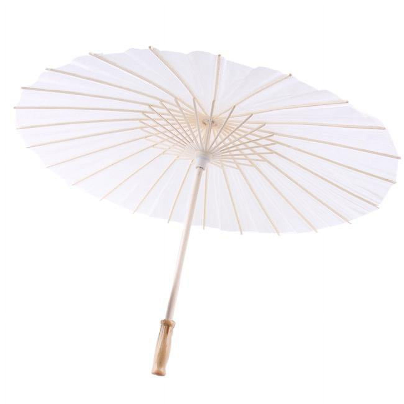 Panda Superstore Unpainted Blank Paper Umbrella Craft for Kids Adult
