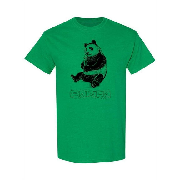 Panda  T-Shirt Men -Image by Shutterstock, Male Large