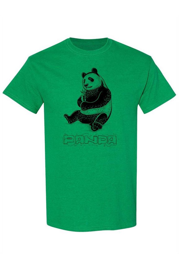 Panda  T-Shirt Men -Image by Shutterstock, Male Large