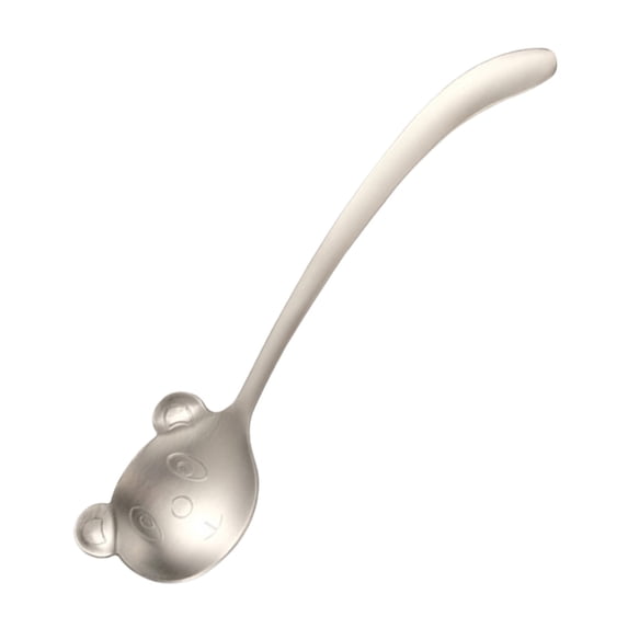 Panda Tea Spoons, Stainless Steel Panda Spoon, 6.6inch Small Spoon with Panda Handle Design, Cute Dessert Spoon, Stainless Steel Flatware, Kitchen Utensils For Home Hotel Parties Weddings