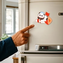 Panda Themed Fridge Magnets, Chinese Style Refrigerator Magnets with Cute Panda Patterns, Decorative Magnetic Clips for Kitchen Office Whiteboards, Great Wall Inspired Gift for Home Decor