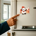 thumbnail image 1 of Panda Themed Fridge Magnets, Chinese Style Refrigerator Magnets with Cute Panda Patterns, Decorative Magnetic Clips for Kitchen Office Whiteboards, Great Wall Inspired Gift for Home Decor, 1 of 6