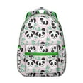 thumbnail image 1 of Panda Themed Travel Backpack - Durable School Bookbag for College, Large Capacity Water-Resistant Design, Comfortable for Commuting, 1 of 6