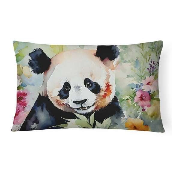 Panda Throw Pillow 12 in x 16 in