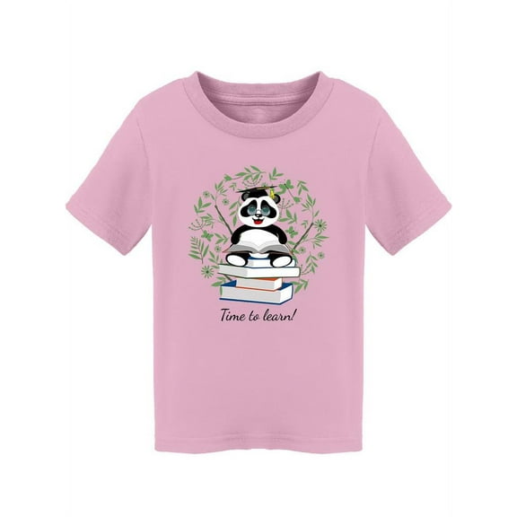 Panda Time To Learn T-Shirt Toddler -Image by Shutterstock, 2 Toddler