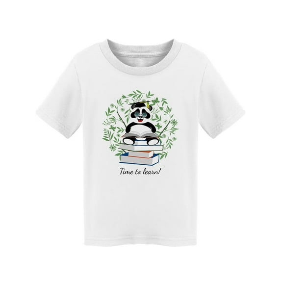 Panda Time To Learn T-Shirt Toddler -Image by Shutterstock, 3 Toddler