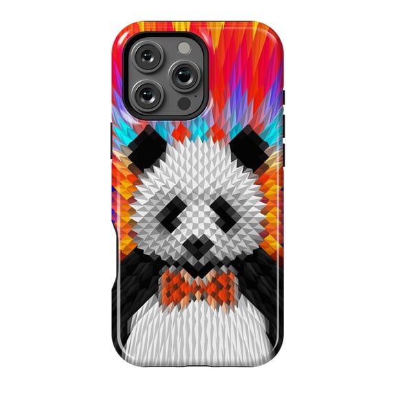 Panda Tough Case for 16/15/14/13/12/11 Pro Max, Cute Protective Cover with Adorable Animal Design