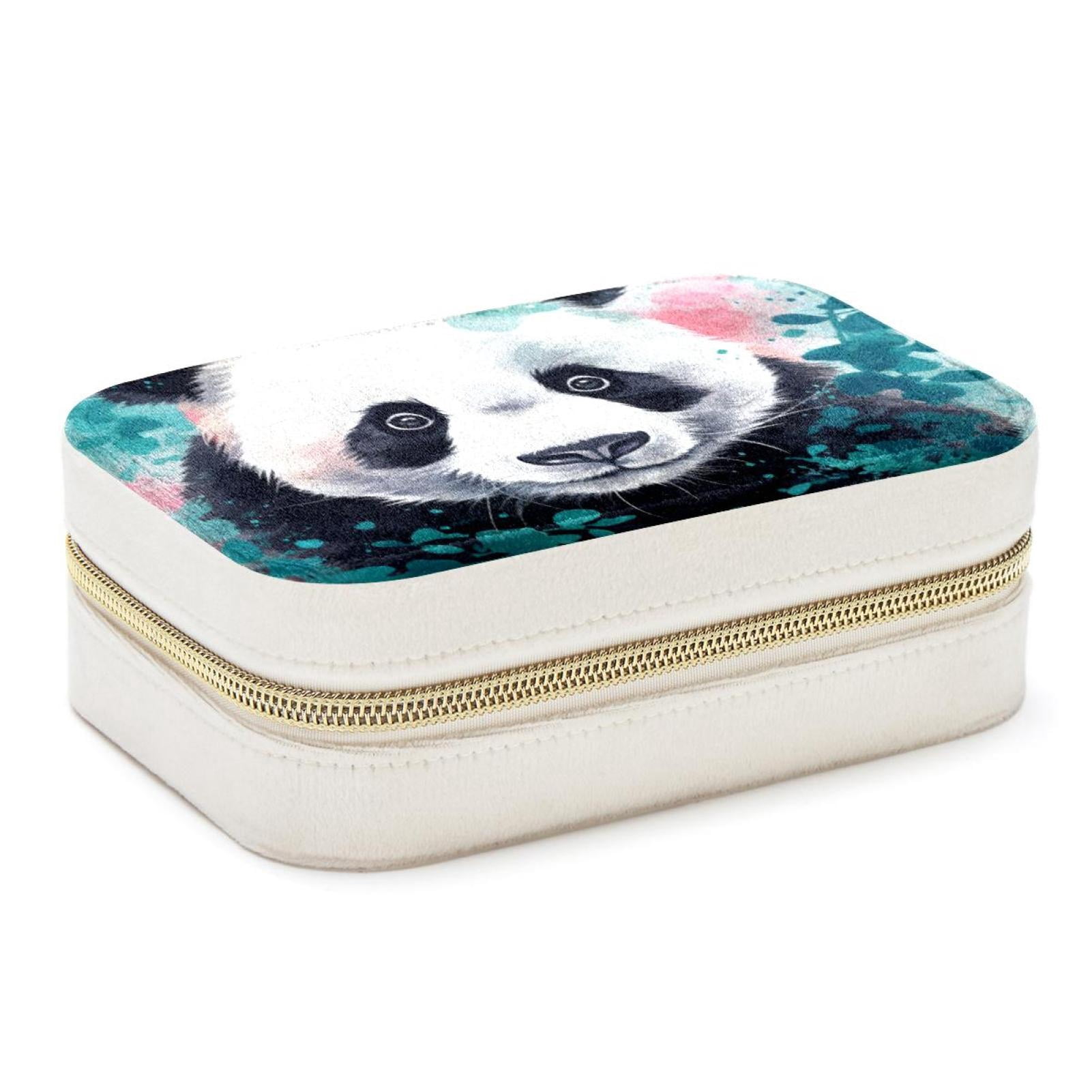 Panda Travel Organizer: Velvet Portable Necklace Organizer with ...