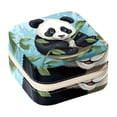 thumbnail image 1 of Panda Travel Portable Square Jewelry Stand - Earring Organizer, Earring Holder, and Jewelry Box - Suitable for Girls and Women, 1 of 6