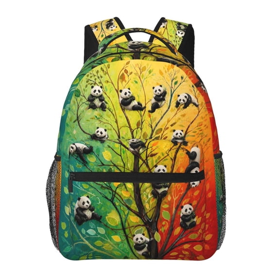 Panda Tree Backpack Lightweight Travel Bag for Men and Women