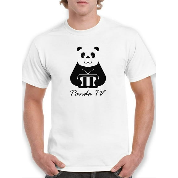 Panda Tv T-Shirt Men -Image by Shutterstock, Male 5X-Large