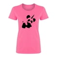 thumbnail image 1 of Panda Unicorn Design Shaped T-Shirt Women -Image by Shutterstock, Female XX-Large, 1 of 2