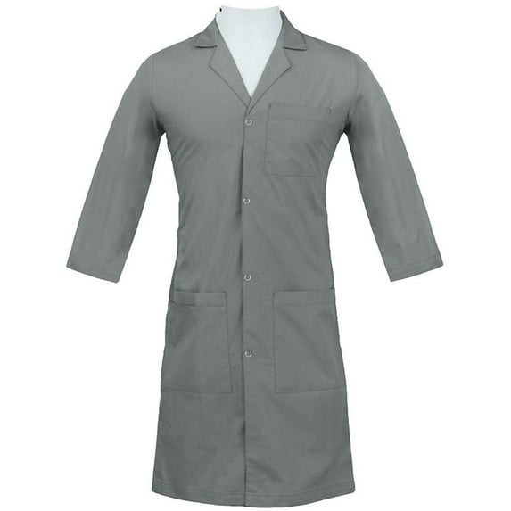 Panda Uniform 40" Snap Button 3 qtr sleeves lab coat for unisex | Plus Size lab coats for Unisex