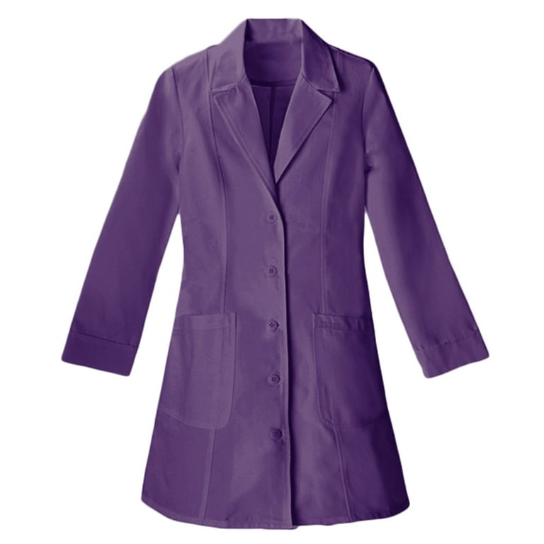 Purple lab coat sales