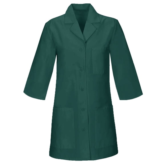 Panda Uniform Made To Order 32-Inch Men's Three Quarter Sleeves Short Lab Coat