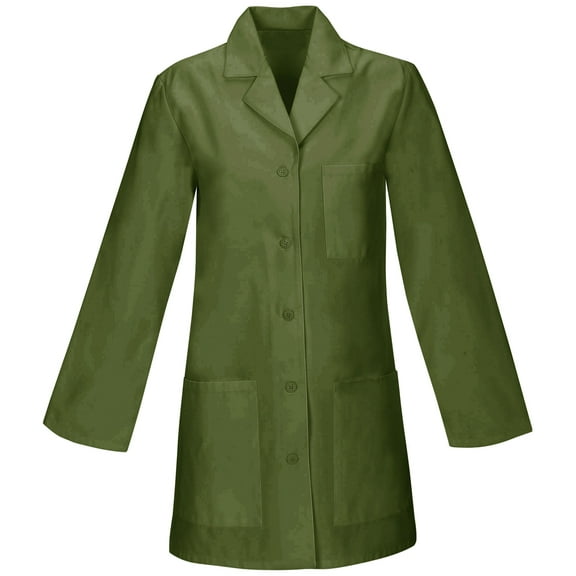 Panda Uniform Made To Order 32-Inch Women's Professional Look Five Button Short Lab Coat