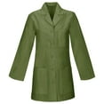 thumbnail image 1 of Panda Uniform Made To Order 32-Inch Women's Snap Front Style Short Lab Coat, 1 of 6